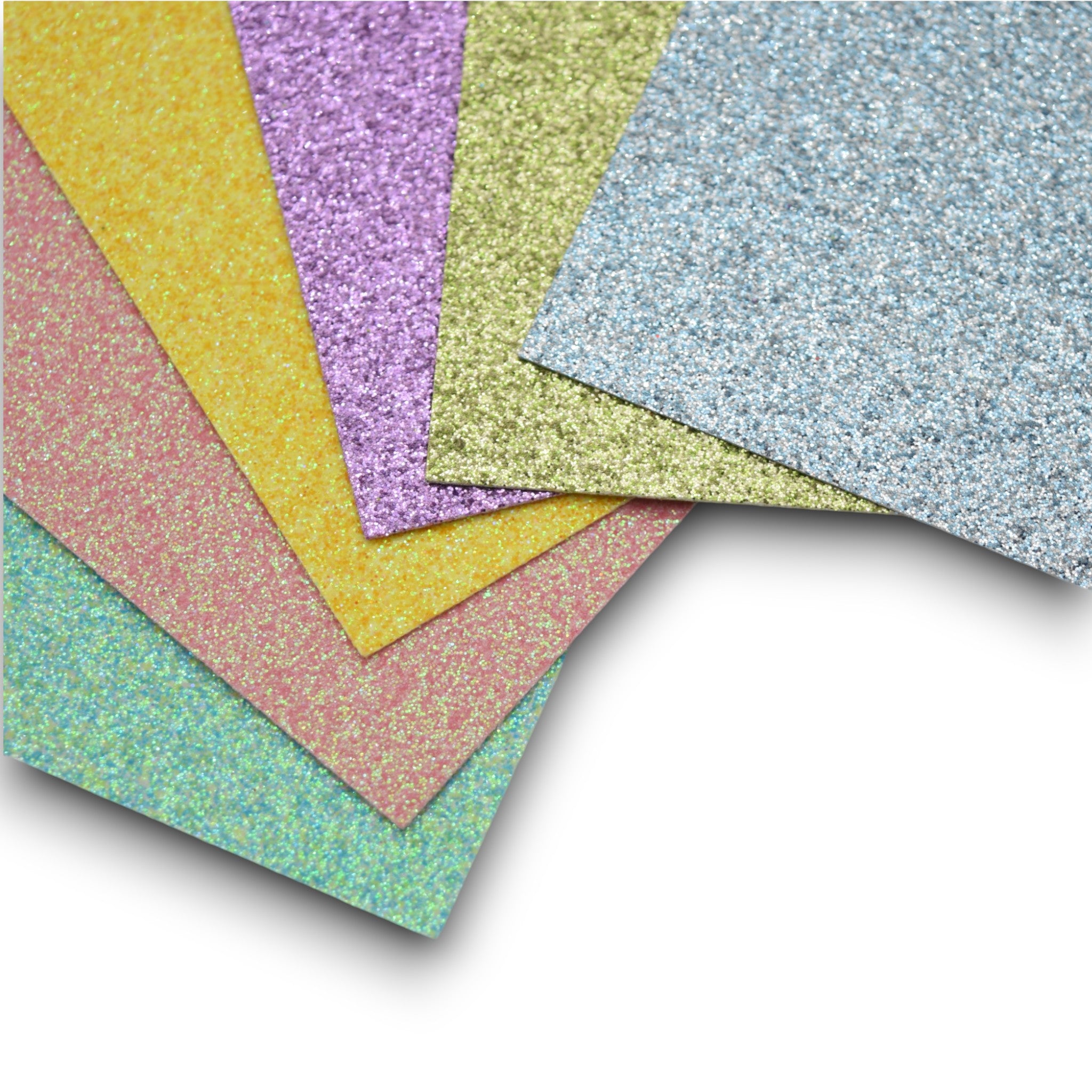 Pastel Glitter A5 - Specialty Cardstock Bundle